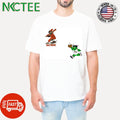 Baltimore Orioles VS Houston Astros MLB 2024 mascot cartoon baseball shirt