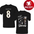 Baltimore Ravens Lamar Jackson #8 Two Sided Shirt