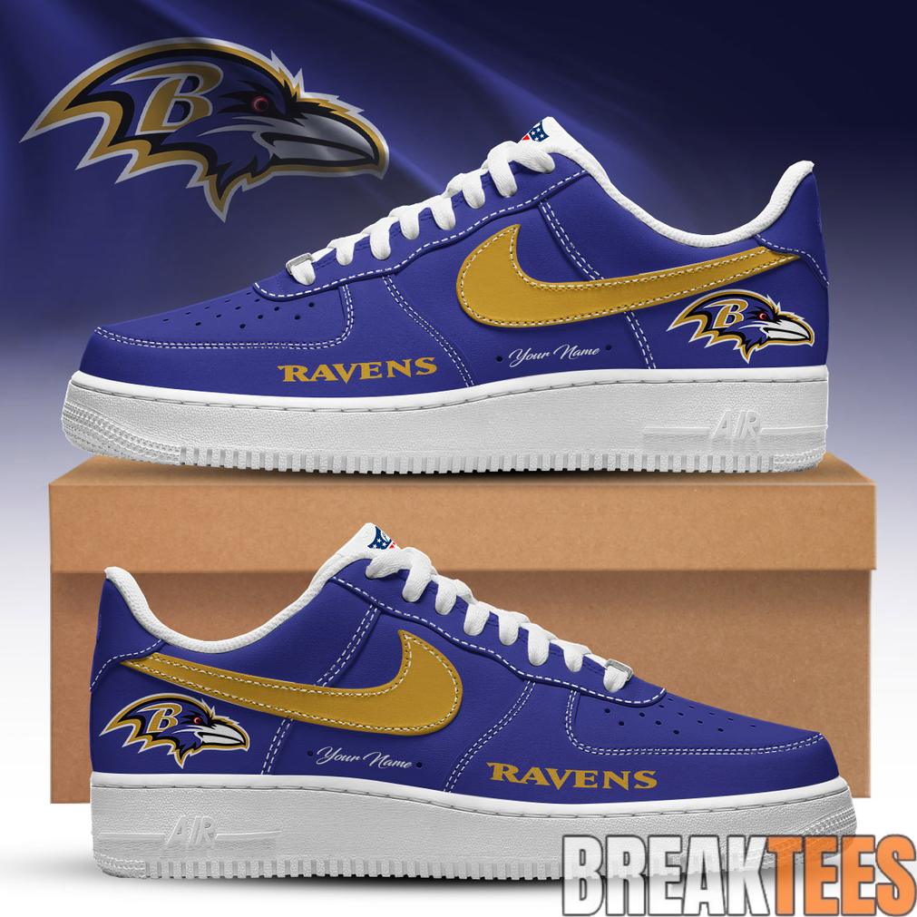 Baltimore Ravens Special Heritage 2026 Custom AF1 Sneaker