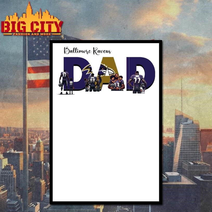 Baltimore Ravens dad shirt