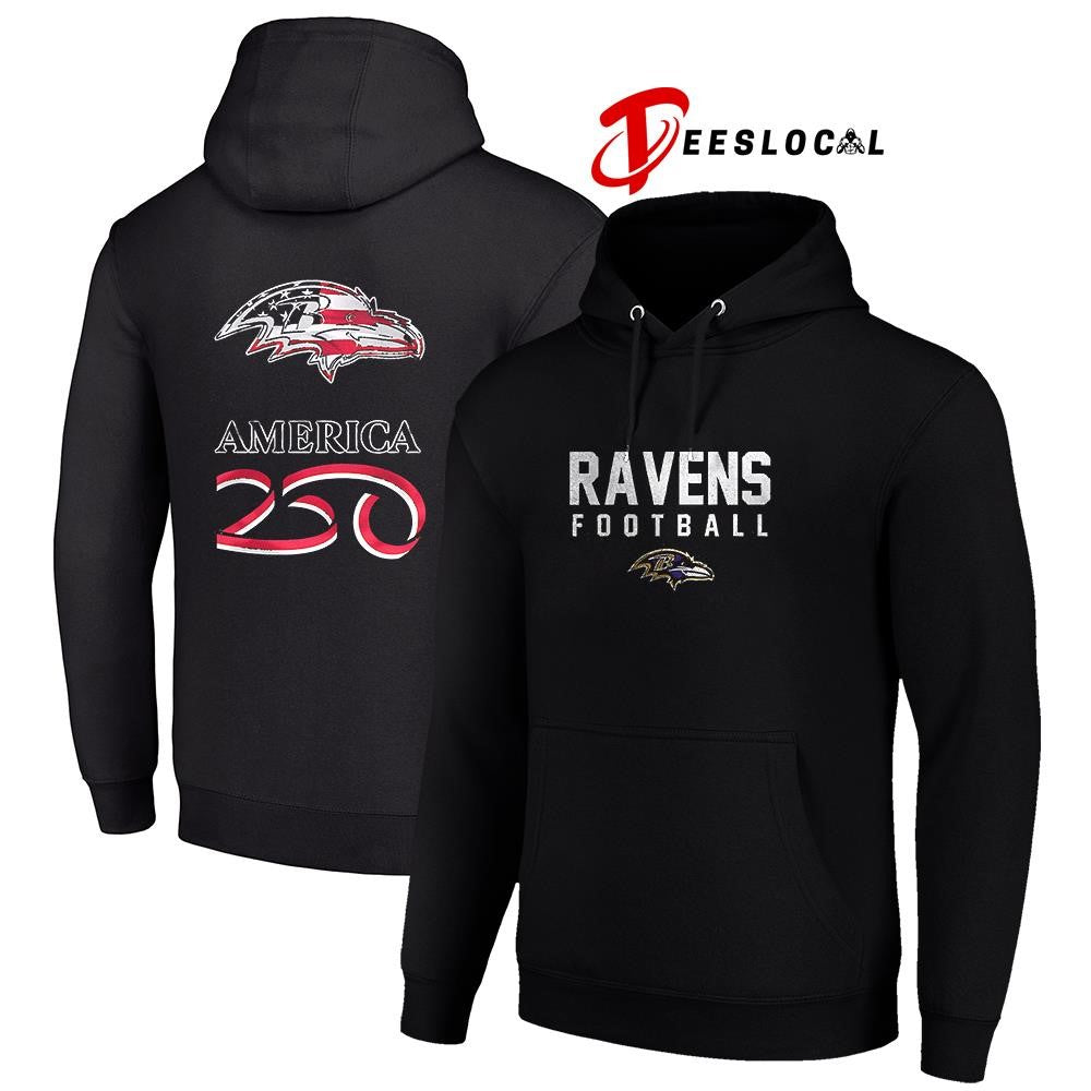 Baltimore Ravens x 250 years of America camo shirt