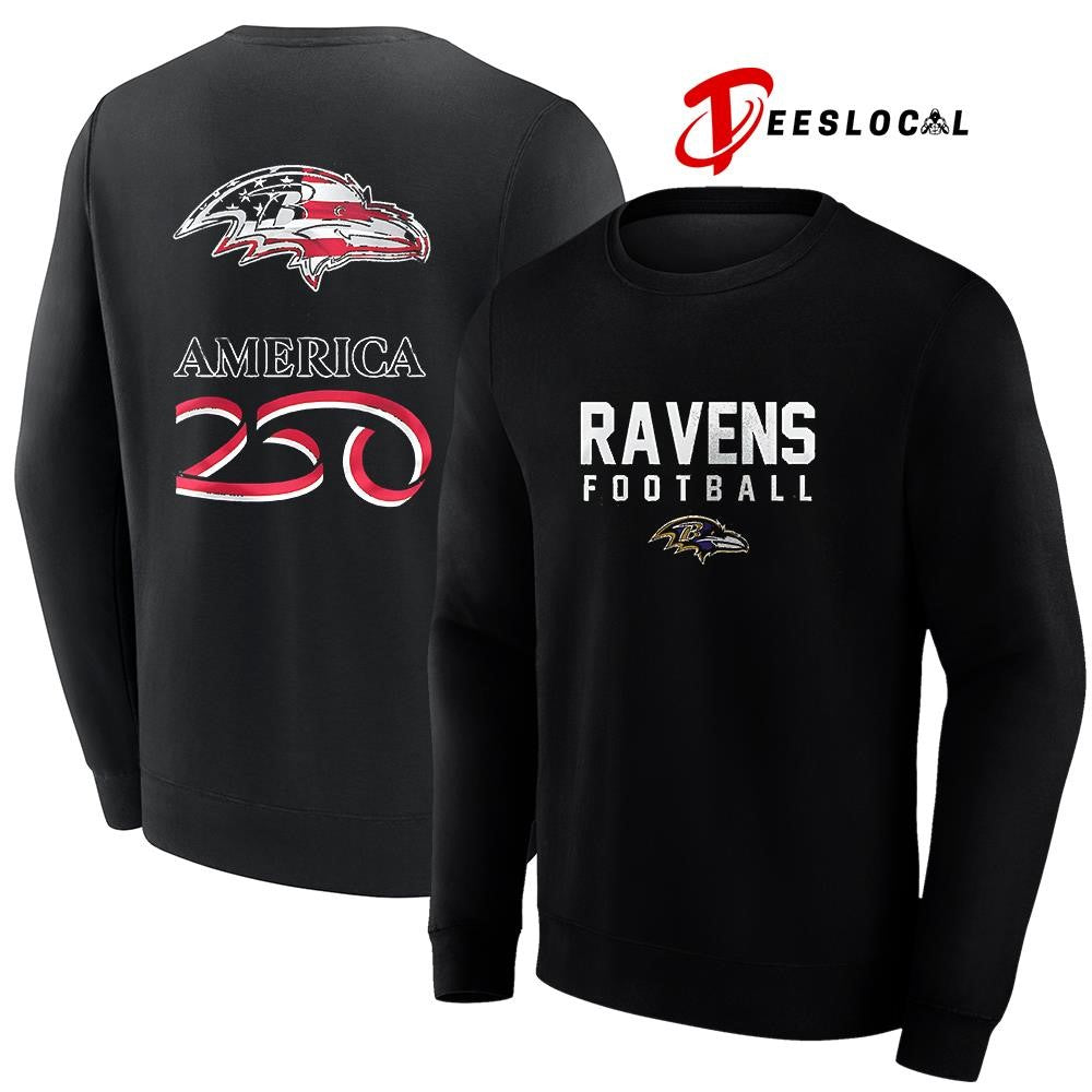 Baltimore Ravens x 250 years of America camo shirt