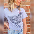 Bandana Chicken Graphic Tee Hoodie, Sweatshirt | CiraTrend.com