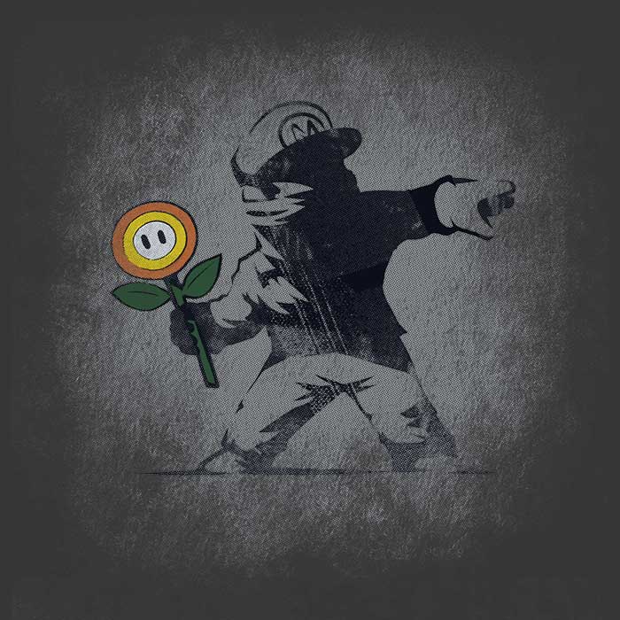 Banksy Flower - Sweatshirt T-Shirts, Hoodie | CiraTrend.com (Image 2)