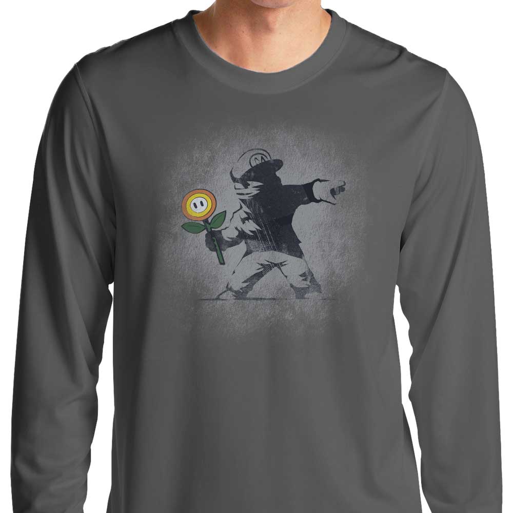 Banksy Flower Long Sleeve T-Shirts, Hoodie, Sweatshirt