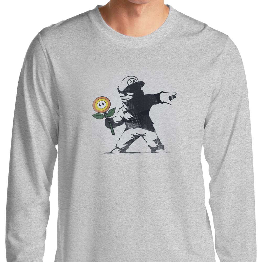 Banksy Flower Long Sleeve T-Shirts, Hoodie, Sweatshirt