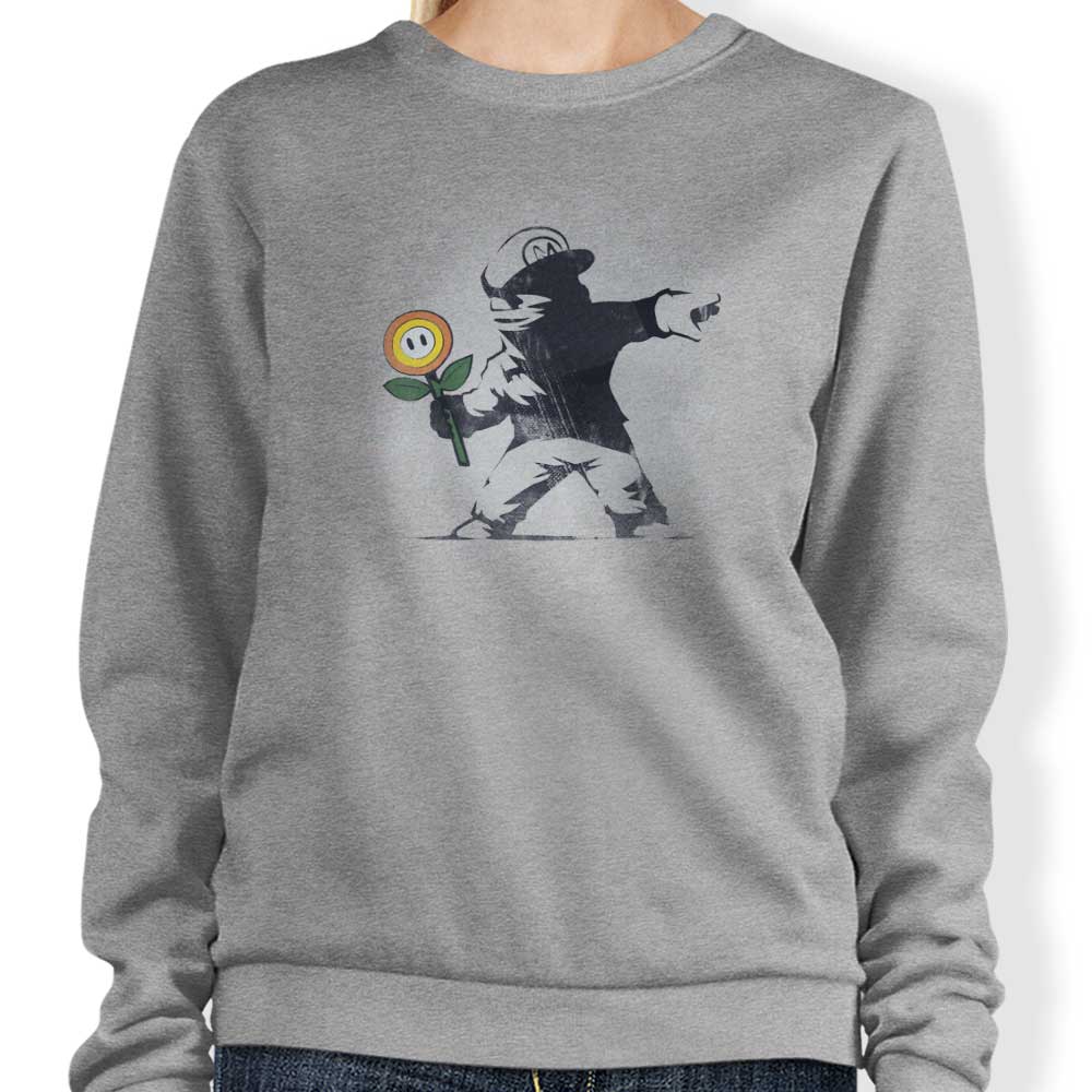 Banksy Flower - Sweatshirt T-Shirts, Hoodie | CiraTrend.com (Image 3)