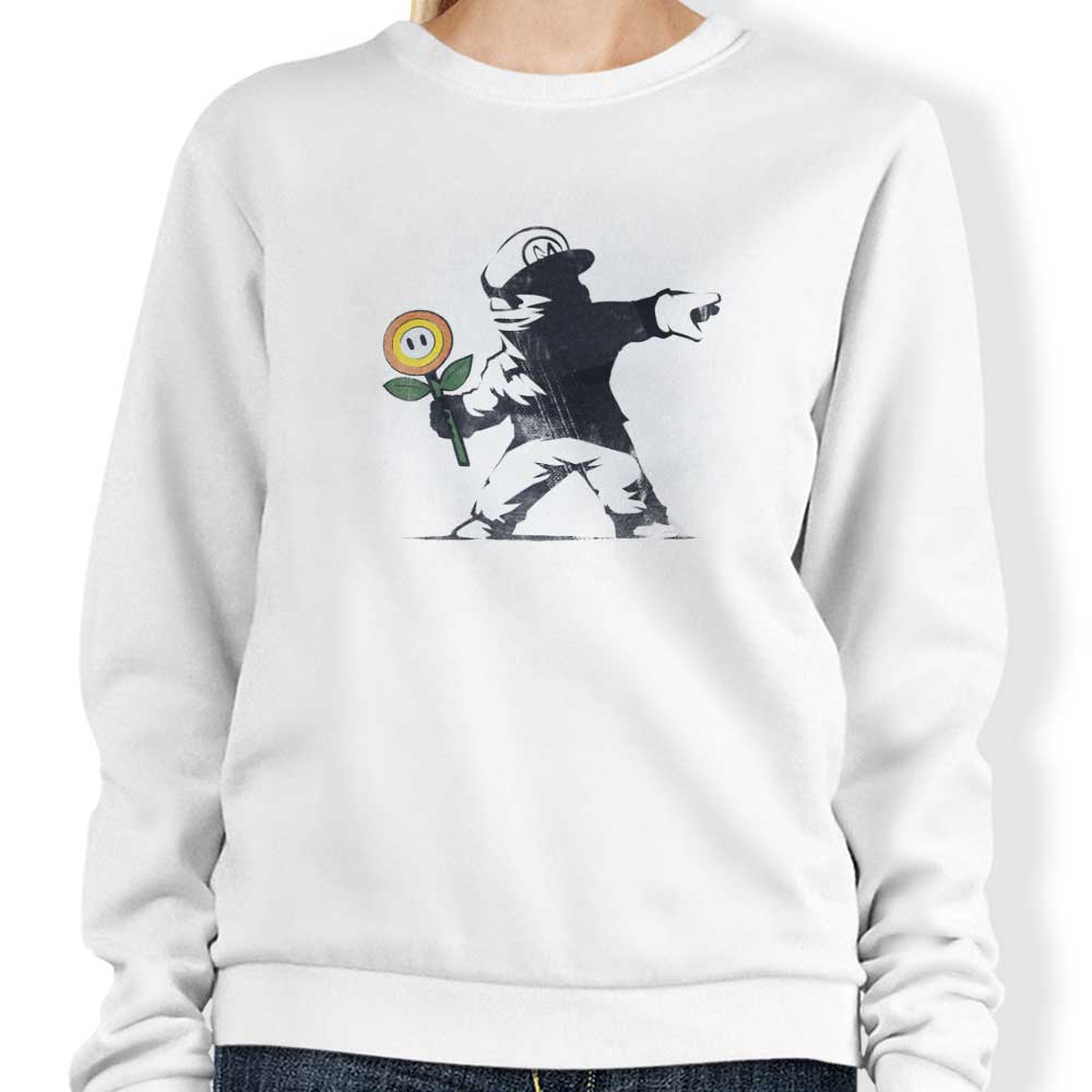 Banksy Flower - Sweatshirt T-Shirts, Hoodie | CiraTrend.com (Image 4)