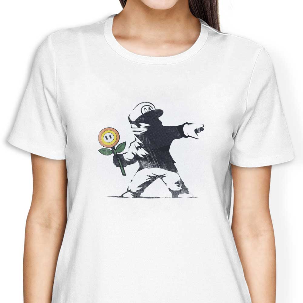 Banksy Flower - Women's Apparel T-Shirts, Hoodie, Sweatshirt | CiraTrend.com (Image 5)
