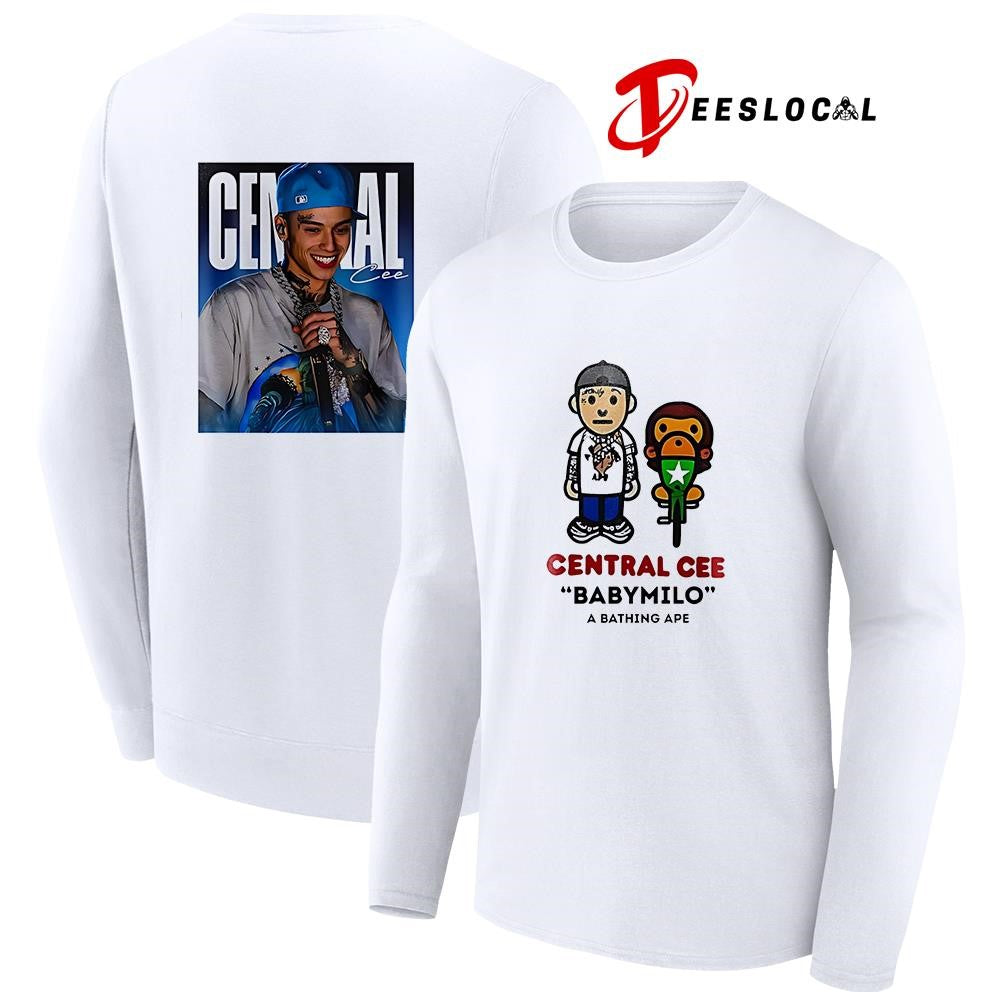 Bape x Spotify x Syna Central Cee Babymilo signature shirt