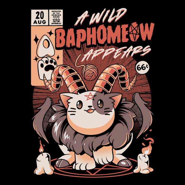 Baphomeow - Men's Apparel T-Shirts, Hoodie, Sweatshirt | CiraTrend.com (Image 2)
