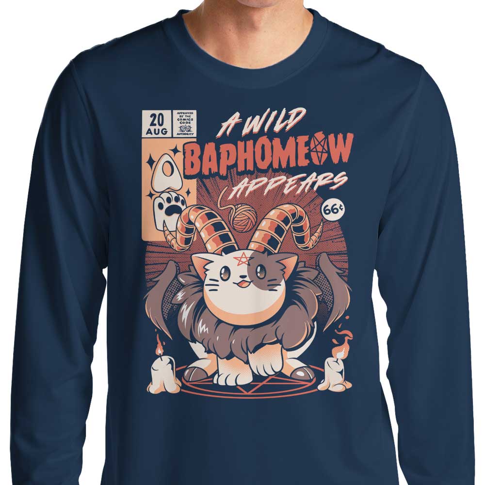 Baphomeow - Long Sleeve T-Shirt Hoodie, Sweatshirt | CiraTrend.com (Image 3)