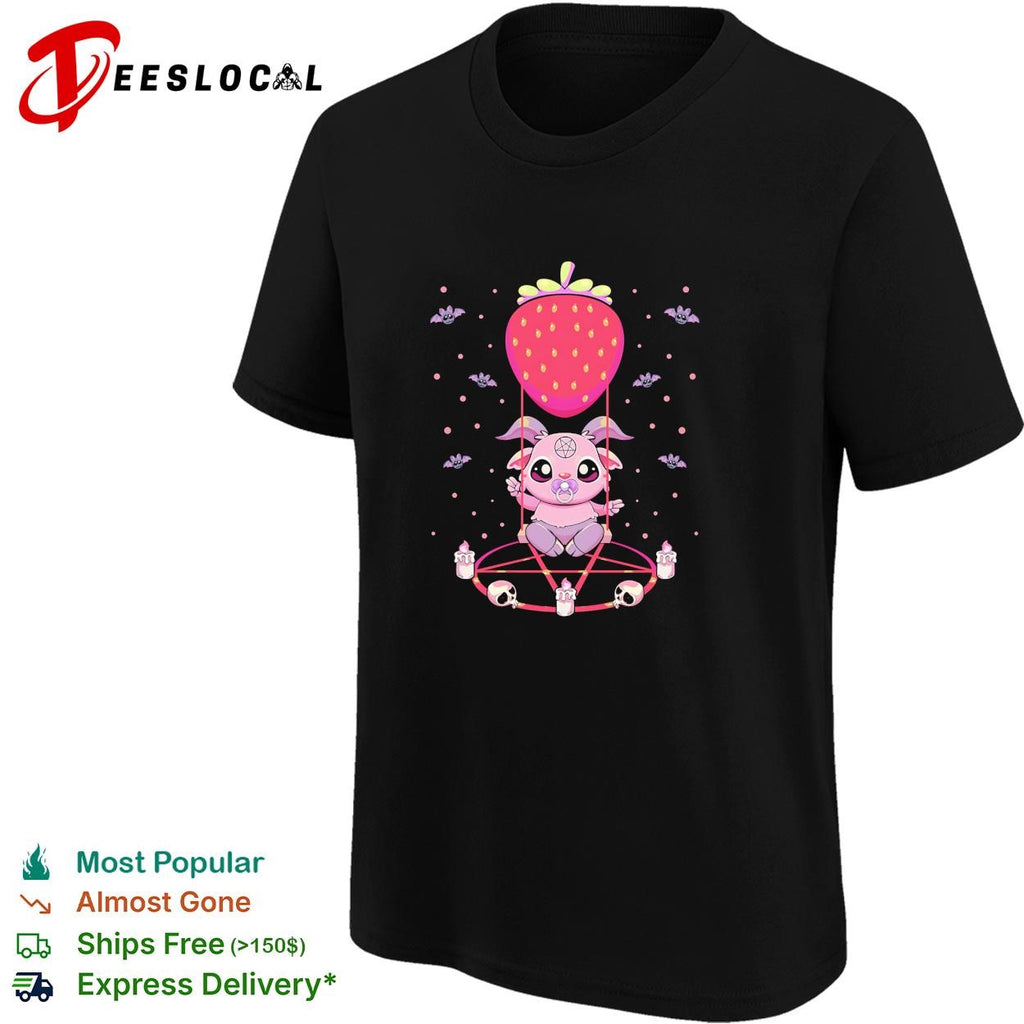 Baphomet baby satan strawberry swing shirt