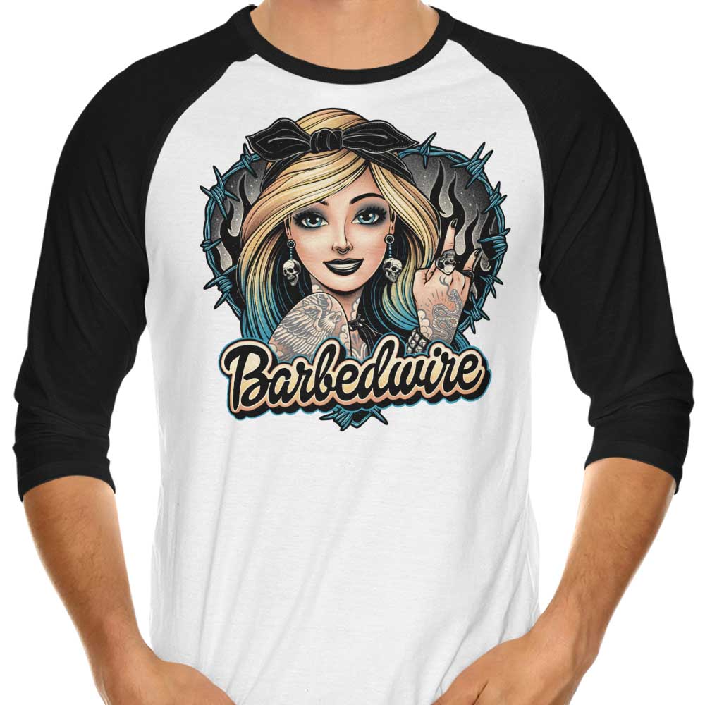 Barbedwire - 3/4 Sleeve Raglan T-Shirt Hoodie, Sweatshirt | CiraTrend.com (Image 1)