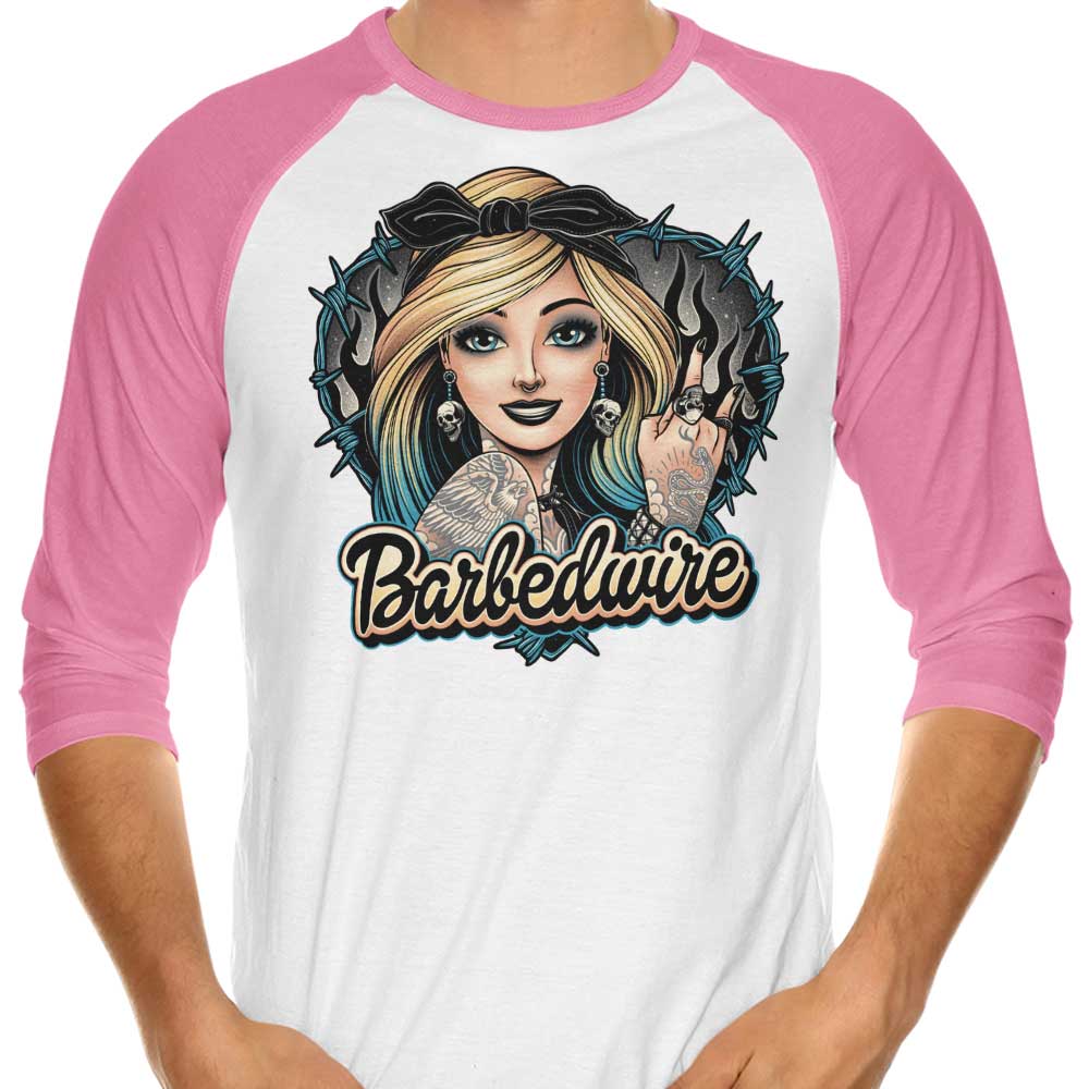 Barbedwire - 3/4 Sleeve Raglan T-Shirt Hoodie, Sweatshirt | CiraTrend.com (Image 4)