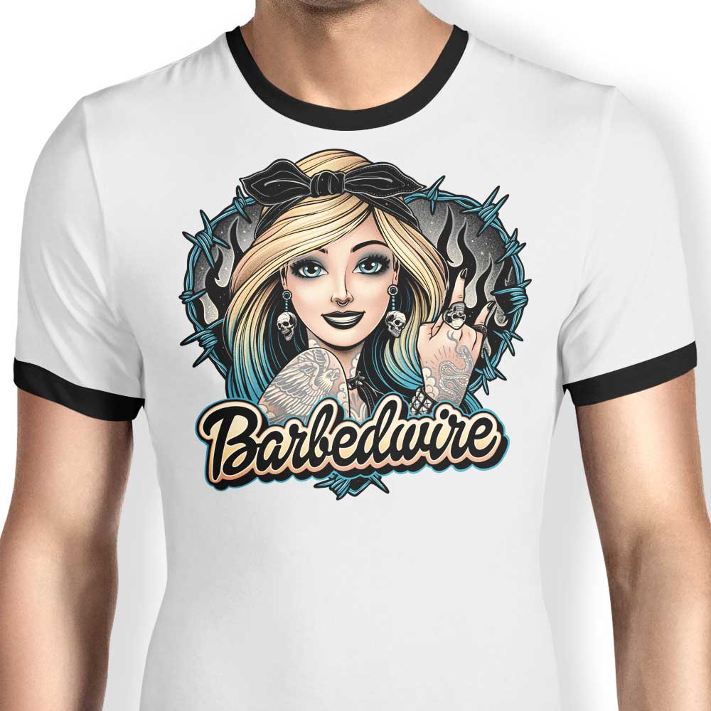 Barbedwire - Ringer T-Shirt Hoodie, Sweatshirt | CiraTrend.com (Image 1)