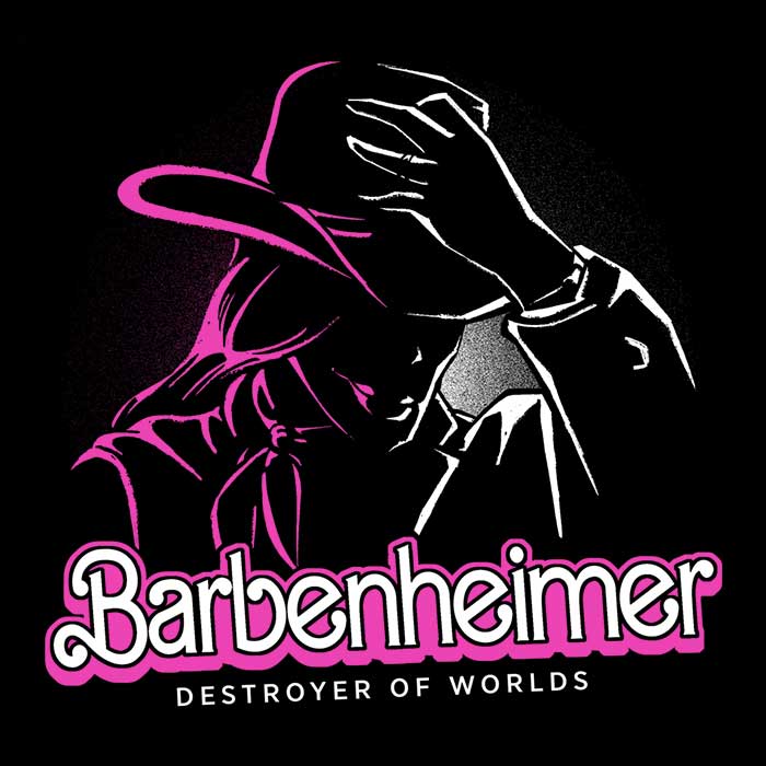 Barbenheimer - Women's Apparel T-Shirts, Hoodie, Sweatshirt | CiraTrend.com (Image 2)