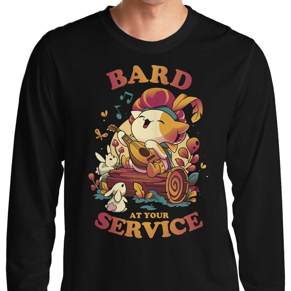 Bard at Your Service - Long Sleeve T-Shirt Hoodie, Sweatshirt | CiraTrend.com (Image 1)