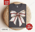 Baseball Bow Shirt Gildan, Baseball Season Women's Tee, Cute Women's Tshirt Plus Sizes Hoodie, Sweatshirt | CiraTrend.com