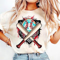 Baseball Game Day Drip with Home Plate Coquette and Retro Style T-Shirt Hoodie, Sweatshirt | CiraTrend.com