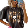 Baseball Glove Doodles Shirt ~ Unisex Apparel Relaxed Fit Printed In The USA Clothing Womenswear Casual Comfort Cotton...