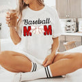 Baseball MOM T-Shirt, Baseball Coquette Bow, Retro Baseball Mom T-Shirt, Perfect Tee, Gifts For Boyfriend and Girlfriend...