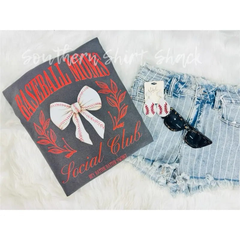 Baseball Moms Social Club T shirt  | Baseball Season | Baseball Mama | Pepper comfort colors T shirt top Hoodie, Sweatshirt