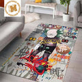 Basketball Kaws Graffiti Street Style Living Room Carpet Floor Decor
