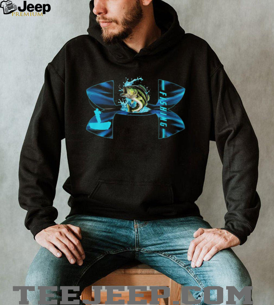 Bass Fishing Splashing Fish Sport Graphic T Shirt