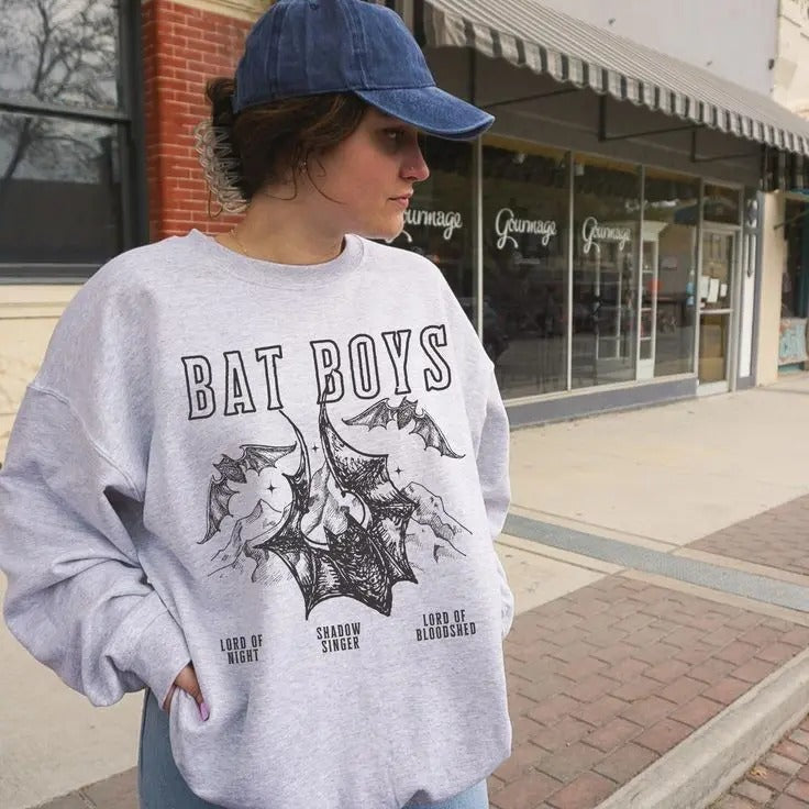 Bat Boys Sweatshirt Acotar Sweatshirt Acotar Merch Velaris Sweatshirt Cassian Acotar Azriel Acotar SJM Merch Bookish...