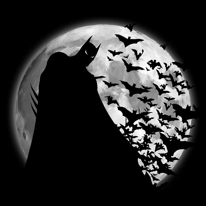 Bats Under the Moon - Hoodie T-Shirts, Sweatshirt | CiraTrend.com (Image 2)