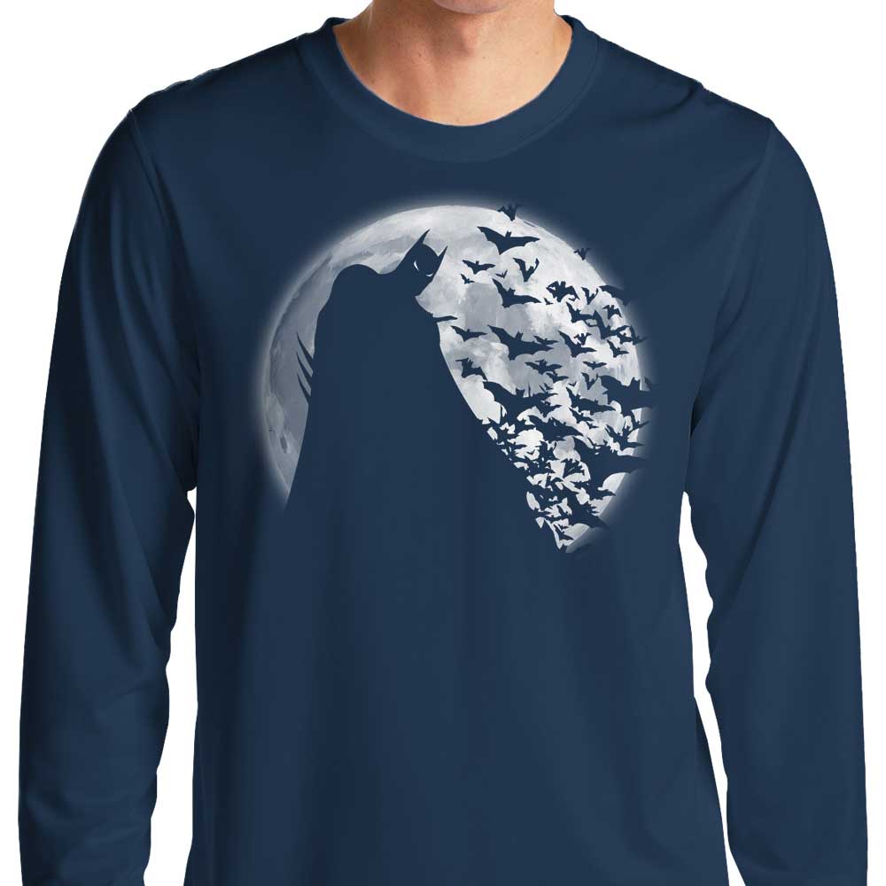 Bats Under the Moon - Long Sleeve T-Shirt Hoodie, Sweatshirt | CiraTrend.com (Image 3)