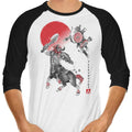 Battle in Death Mountain - 3/4 Sleeve Raglan T-Shirt Hoodie, Sweatshirt | CiraTrend.com (Image 1)