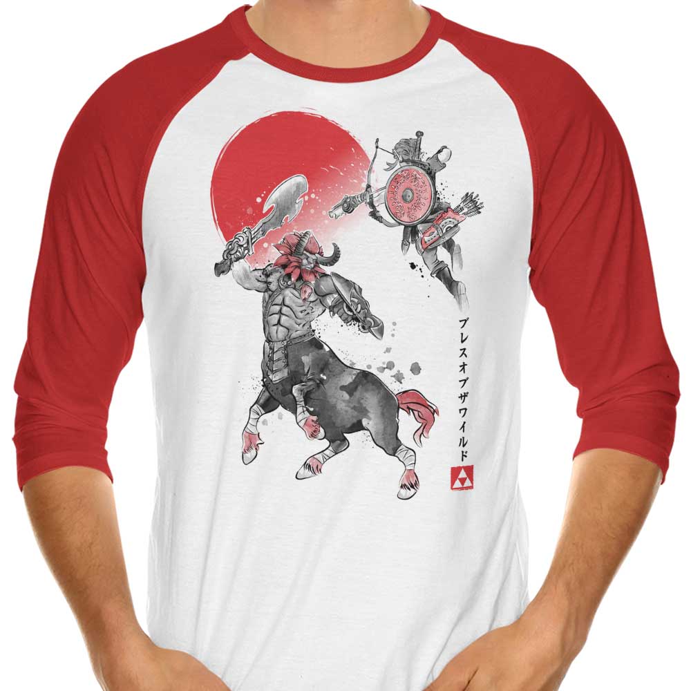 Battle in Death Mountain - 3/4 Sleeve Raglan T-Shirt Hoodie, Sweatshirt | CiraTrend.com (Image 3)