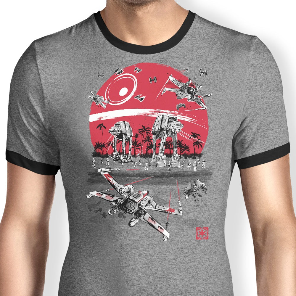 Battle Beach Ringer T-Shirts, Hoodie, Sweatshirt
