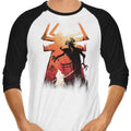 Battle the Darkness - 3/4 Sleeve Raglan T-Shirt Hoodie, Sweatshirt | CiraTrend.com (Image 1)