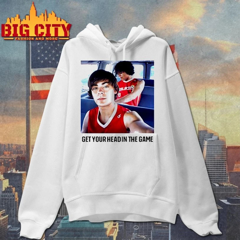 Baylor Scheierman Wearing Get Your Head In The Game shirt
