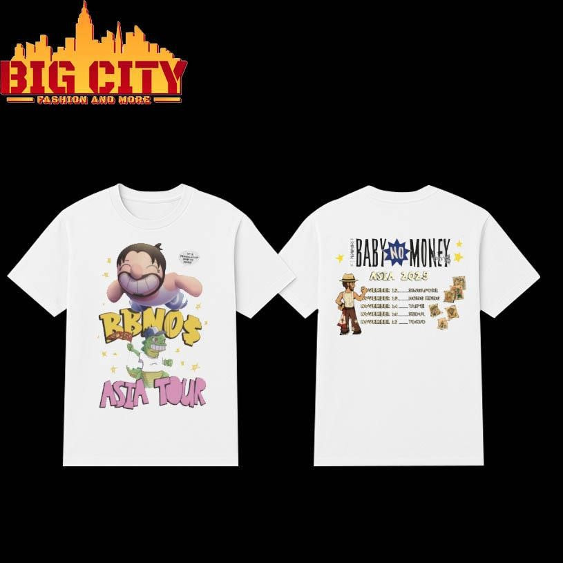 Bbno$ It’s Pronounced Baby No Money Asia Tour 2025 two Sided Shirt