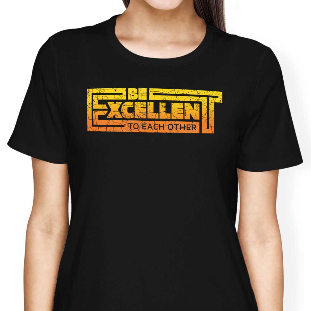 Be Excellent Typography T-Shirts, Hoodie, Sweatshirt
