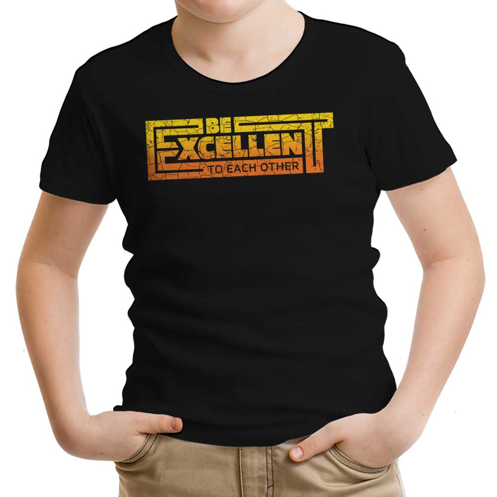 Be Excellent Typography T-Shirts, Hoodie, Sweatshirt