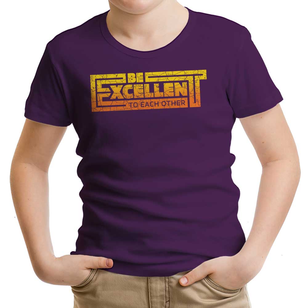 Be Excellent Typography T-Shirts, Hoodie, Sweatshirt