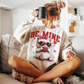 Be Mine Valentine Sweatshirt Valentine cat , Cat lover , Trendy Funny Vday , Love , Aesthetic Valentines T-Shirts, Hoodie