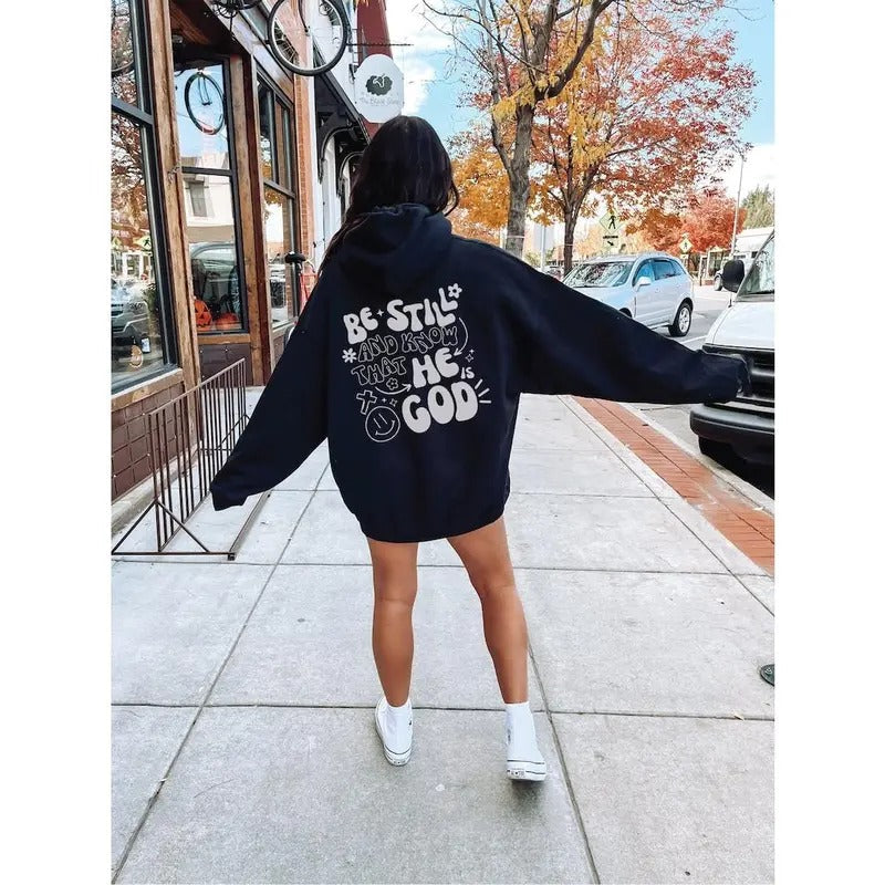 Be Still and Know hoodie Bible Verse Sweatshirt Christian Sweatshirt Christian Bible Verse Shirt Christian Pump Cover Jesus  T-shirt, sweater and Hoodie