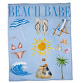 Beach Babe Collage Tee Hoodie, Sweatshirt | CiraTrend.com