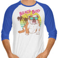 Beach Bod - 3/4 Sleeve Raglan T-Shirt Hoodie, Sweatshirt | CiraTrend.com (Image 1)