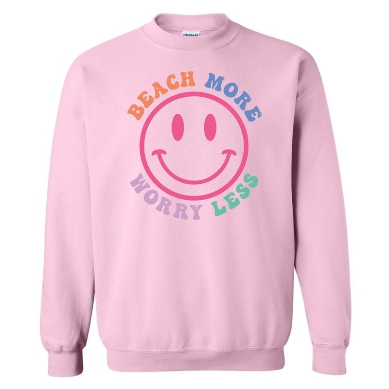 Beach More Worry Less Sweatshirt 'NLB' T-Shirts, Hoodie | CiraTrend.com