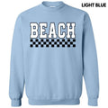 Beach Varsity Checkered Sweatshirt 'NLB' T-Shirts, Hoodie | CiraTrend.com