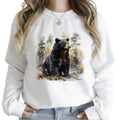 Bear and Mountain Forest Sweatshirt Cute Unisex, Hunting Season National Day Hoodie T-shirt, Many More Designs 1 Cotton...
