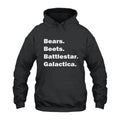 Bears Beets Battlestar Galactica Hoodie