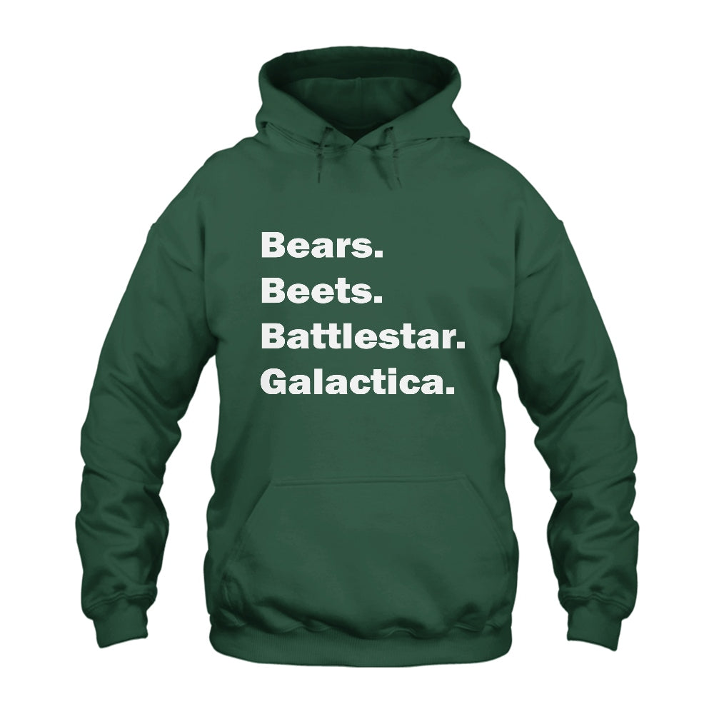 Bears Beets Battlestar Galactica Hoodie